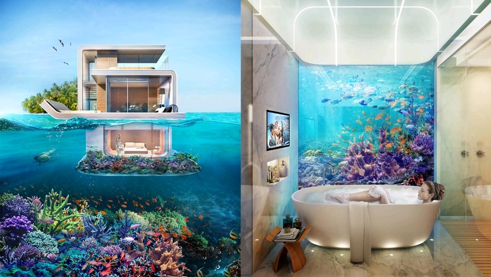 Les villas flottantes de Dubaï